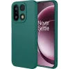 Coque arrière en silicone Phonesta Soft Silk pour OnePlus 15 - Vert foncé 0