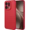 Coque arrière en silicone Phonesta Soft Silk pour Oppo Find X9 - Rouge
