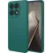 Coque arrière en silicone Phonesta Soft Silk pour Xiaomi 15T - Vert foncé