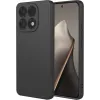 Coque arrière en silicone Phonesta Soft Silk pour Xiaomi 15T - Noir