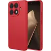 Coque arrière en silicone Phonesta Soft Silk pour Xiaomi 15T Pro - Rouge