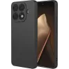 Coque arrière en silicone Phonesta Soft Silk pour Xiaomi 15T Pro - Noir