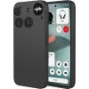 Coque arrière en silicone Phonesta Soft Silk pour Nothing Phone (3) - Noir