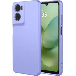 Coque arrière en silicone Phonesta Soft Silk pour Motorola Moto G06/G06 Power - Violet