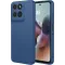 Coque arrière en silicone Phonesta Soft Silk pour Motorola Moto G56 - Bleu foncé