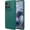 Coque arrière en silicone Phonesta Soft Silk pour Motorola Moto G86 Power - Vert foncé