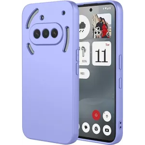 Coque arrière en silicone Phonesta Soft Silk pour Nothing Phone (3a) - Violet