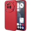 Coque arrière en silicone Phonesta Soft Silk pour Nothing Phone (3a) Pro - Rouge