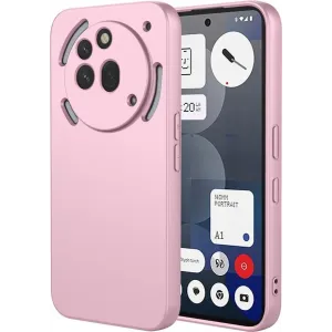 Coque arrière en silicone Phonesta Soft Silk pour Nothing Phone (3a) Pro - Rose