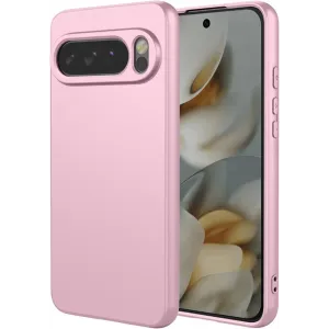 Coque arrière en silicone Phonesta Soft Silk pour Google Pixel 10 Pro XL - Rose