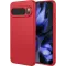 Coque arrière en silicone Phonesta Soft Silk pour Google Pixel 10 / 10 Pro - Rouge