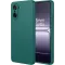 Coque arrière en silicone Phonesta Soft Silk pour OnePlus Nord CE5 - Vert foncé