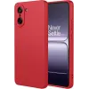 Coque arrière en silicone Phonesta Soft Silk pour OnePlus Nord CE5 - Rouge