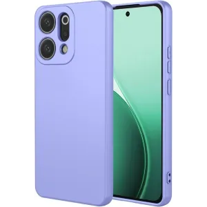 Coque arrière en silicone Phonesta Soft Silk pour Oppo Reno14 - Violet