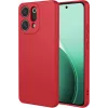 Coque arrière en silicone Phonesta Soft Silk pour Oppo Reno14 - Rouge
