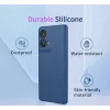Coque arrière en silicone Phonesta Soft Silk pour Motorola Edge 50 Fusion - Vert matcha 5