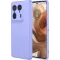 Coque arrière en silicone Phonesta Soft Silk pour Motorola Edge 50 Ultra - Violet