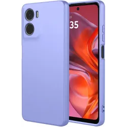 Coque arrière en silicone Phonesta Soft Silk pour Motorola Moto G05 / Moto E15 - Violet