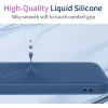 Coque arrière en silicone Phonesta Soft Silk pour Motorola Moto G55 - Vert matcha 3