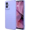Coque arrière en silicone Phonesta Soft Silk pour Motorola Moto G55 - Violet
