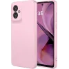 Coque arrière en silicone Phonesta Soft Silk pour Motorola Moto G55 - Rose 0
