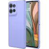 Coque arrière en silicone Phonesta Soft Silk pour Motorola Moto G75 - Violet 0