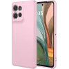 Coque arrière en silicone Phonesta Soft Silk pour Motorola Moto G75 - Rose 0
