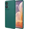Coque arrière en silicone Phonesta Soft Silk pour Motorola Moto G85 - Vert foncé 0