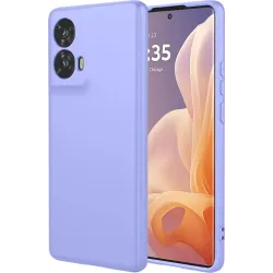 Coque arrière en silicone Phonesta Soft Silk pour Motorola Moto G85 - Violet