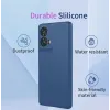 Coque arrière en silicone Phonesta Soft Silk pour Motorola Moto G85 - Noir 1
