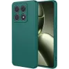 Coque arrière en silicone Phonesta Soft Silk pour Xiaomi 14T - Vert foncé
