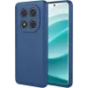 Coque arrière en silicone Phonesta Soft Silk pour Xiaomi Redmi Note 14 Pro 5G / Xiaomi Poco X7 - Bleu foncé