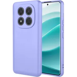 Coque arrière en silicone Phonesta Soft Silk pour Xiaomi Redmi Note 14 Pro 5G / Xiaomi Poco X7 - Violet