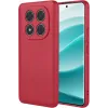 Coque arrière en silicone Phonesta Soft Silk pour Xiaomi Redmi Note 14 Pro 5G / Xiaomi Poco X7 - Rouge