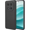 Coque arrière en silicone Phonesta Soft Silk pour Xiaomi Redmi Note 14 Pro 5G / Xiaomi Poco X7 - Noir