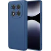 Coque arrière en silicone Phonesta Soft Silk pour Xiaomi Redmi Note 14 Pro 4G - Bleu foncé