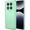 Coque arrière en silicone Phonesta Soft Silk pour Xiaomi Redmi Note 14 Pro 4G - Vert matcha