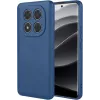 Coque arrière en silicone Phonesta Soft Silk pour Xiaomi Redmi Note 14 Pro Plus - Bleu foncé