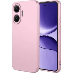 Coque arrière en silicone Phonesta Soft Silk pour Xiaomi Poco F7 - Rose
