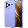 Coque arrière en silicone Phonesta Soft Silk pour Xiaomi Poco F7 Pro - Violet