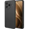 Coque arrière en silicone Phonesta Soft Silk pour Xiaomi Poco F7 Pro - Noir