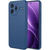 Coque arrière en silicone Phonesta Soft Silk pour Xiaomi Poco F7 Ultra - Bleu foncé