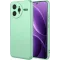 Coque arrière en silicone Phonesta Soft Silk pour Xiaomi Poco F7 Ultra - Vert matcha