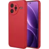 Coque arrière en silicone Phonesta Soft Silk pour Xiaomi Poco F7 Ultra - Rouge