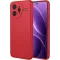 Coque arrière en silicone Phonesta Soft Silk pour Xiaomi Poco F7 Ultra - Rouge