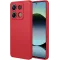 Coque arrière en silicone Phonesta Soft Silk pour Xiaomi Redmi Note 14S/13 Pro / Xiaomi Poco M6 Pro - Rouge