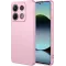Coque arrière en silicone Phonesta Soft Silk pour Xiaomi Redmi Note 14S/13 Pro / Xiaomi Poco M6 Pro - Rose