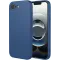 Coque arrière en silicone Phonesta Soft Silk pour Apple iPhone 17e/16e - Bleu foncé