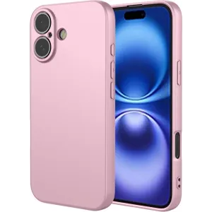 Coque arrière en silicone Phonesta Soft Silk pour Apple iPhone 17 - Rose