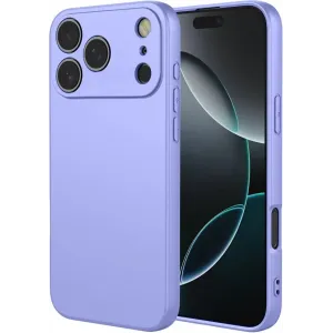 Coque arrière en silicone Phonesta Soft Silk pour Apple iPhone 17 Pro - Violet